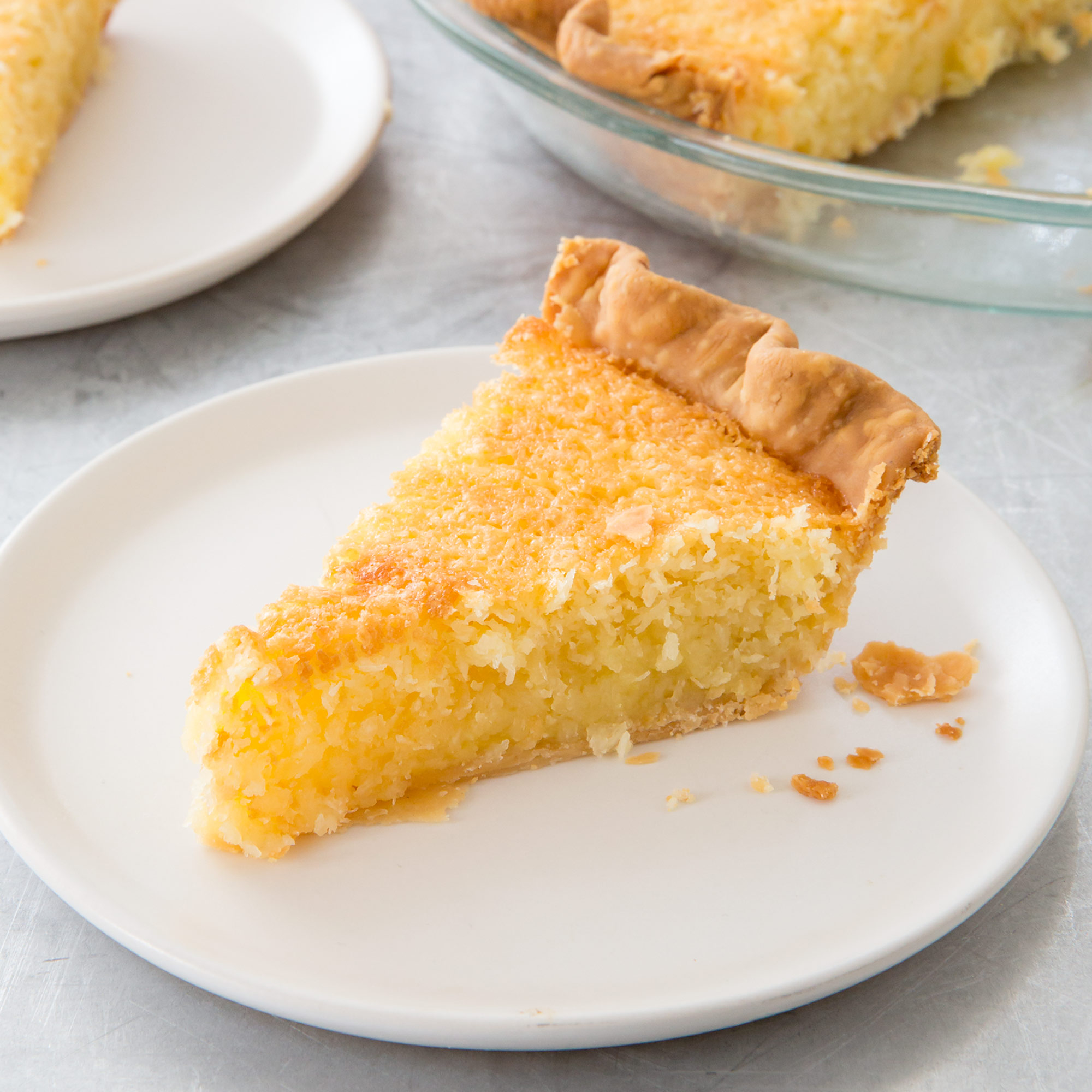 French Coconut Pie With Buttermilk Recipe On Veryculinary