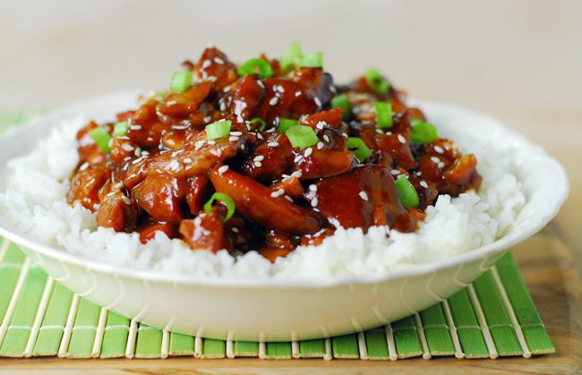 Crock Pot Honey Sesame Chicken