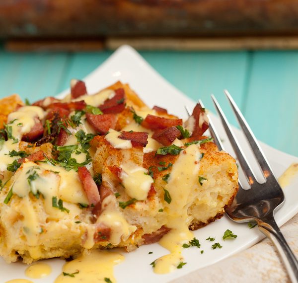 Eggs Benedict Casserole for Breakfast