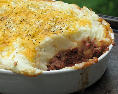 Hamburger Pie with Mashed Potatoes