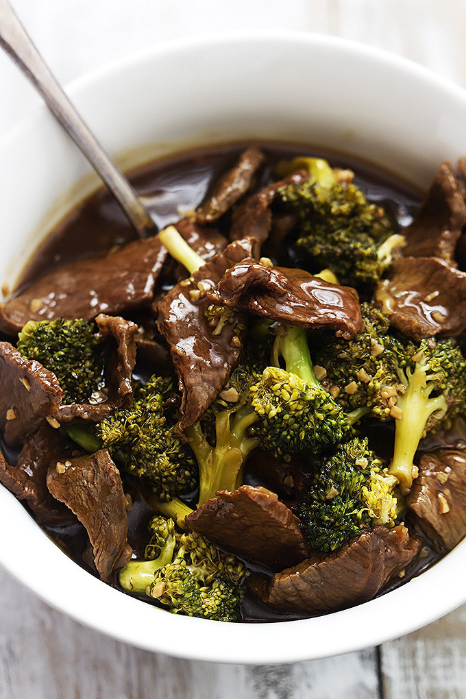 slow cooker beef and broccoli