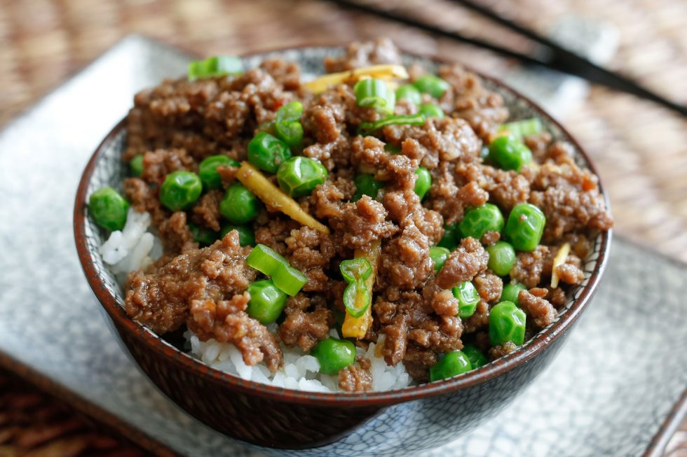 Korean beef with garlic